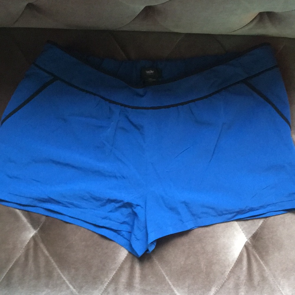 Royal Blue Black Lining Shorts